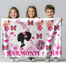Load image into Gallery viewer, Small Custom Blanket / Baby Blanket/ Memorial Blanket