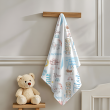 Load image into Gallery viewer, Small Custom Blanket / Baby Blanket/ Memorial Blanket