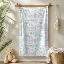 Load image into Gallery viewer, Small Custom Blanket / Baby Blanket/ Memorial Blanket
