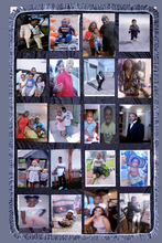 Load image into Gallery viewer, Custom 20 Panel Photo Blanket
