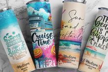 Load image into Gallery viewer, Customized 20oz Skinny Tumbler Cruise
